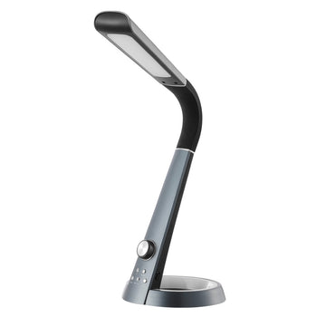 Milton 19" Aluminum Contemporary Minimalist Adjustable Head Dimmable USB Charging LED Task Lamp - JONATHAN Y